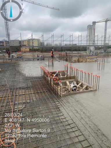 Bra, procedono con regolarità i lavori per la nuova sede del Guala