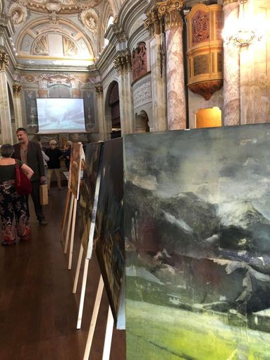 opere di Diego Scursatone alla Croce Nera opere di Diego Scursatone alla Croce Nera