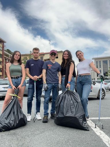 Giovani Rotarac Monviso e Interac Saluzzo impegnati nella pulizia di aree verdi a Saluzzo