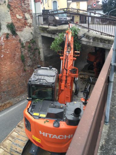 La scena dell'incidente