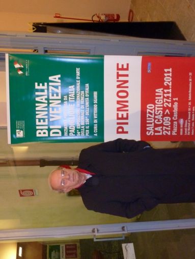 Sergio Anelli, organizzatore del Padiglione Italia della Biennale di Venezia a Saluzzo