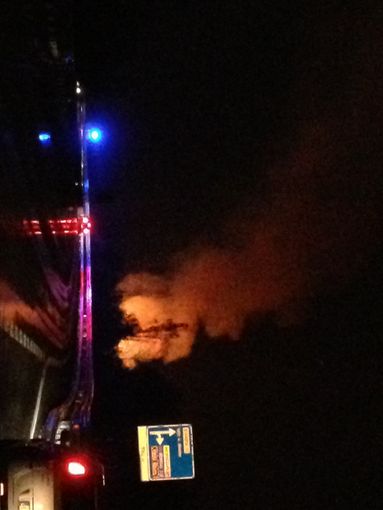 L'incendio a Confreria