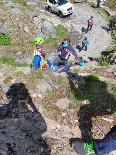 Le foto dell'intervento al Valasco