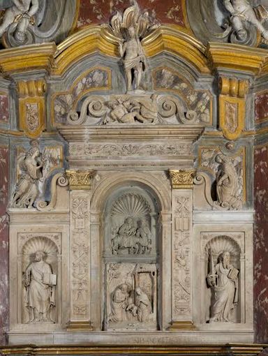 Saluzzo, l'altare di San Giuseppe ante restauro