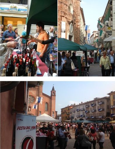 Il centro storico di Alba diventa per un giorno una "via del vino"