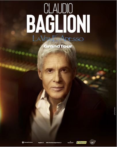 Claudio Baglioni all'Anfiteatro dell'Anima di Cervere per il “GrandTour La vita è adesso”