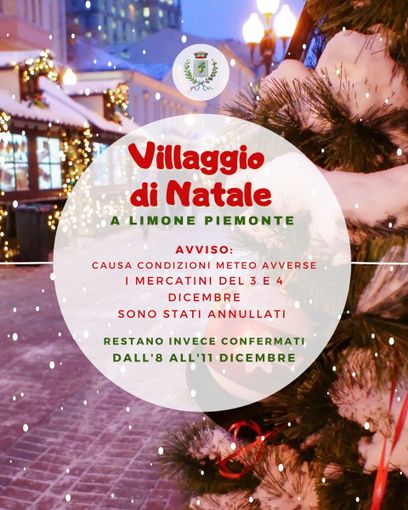 Limone Piemonte, neve in arrivo: saltano gli eventi del weekend