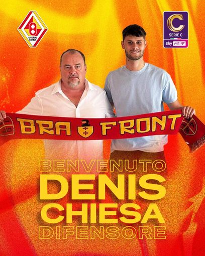 Calcio, serie C: al Bra arriva Denis Chiesa come difensore centrale Calcio, serie C: al Bra arriva Denis Chiesa come difensore centrale