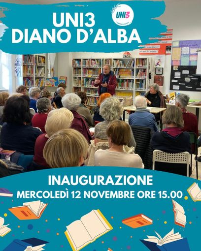Riparte l’Uni-Tre a Diano d’Alba: lezioni e laboratori per tutte le età con ARCI BRA Riparte l’Uni-Tre a Diano d’Alba: lezioni e laboratori per tutte le età con ARCI BRA