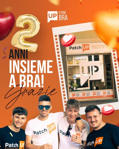 Buon compleanno PatchUP Bra! Buon compleanno PatchUP Bra!