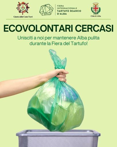 Alba: si cercano ecovolontari per la Fiera internazionale del Tartufo Bianco d’Alba Alba: si cercano ecovolontari per la Fiera internazionale del Tartufo Bianco d’Alba