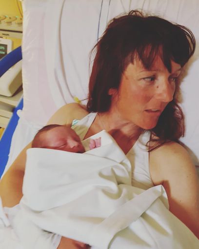 Katia Tomatis con il piccolo Mattia - foto facebook