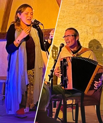 Duo Figueris, Caroline Fraioli alla voce e Sylvain Comte alla fisarmonica Duo Figueris, Caroline Fraioli alla voce e Sylvain Comte alla fisarmonica