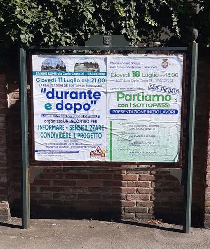 A Racconigi una serie di incontri sulla realizzazione dei sottopassi ferroviari di via Caramagna e via Tagliata A Racconigi una serie di incontri sulla realizzazione dei sottopassi ferroviari di via Caramagna e via Tagliata