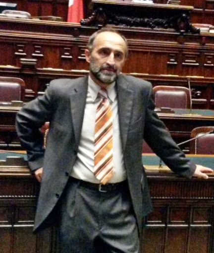 Il sindaco di Rifreddo Cesare Cavallo