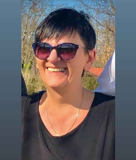 Un'immagine sorridente di Daniela Rio