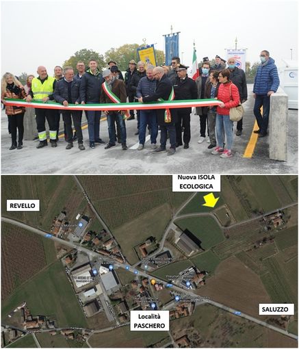 REvello, inaugurata la nuova isola ecologica