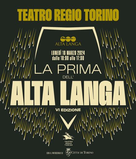 Al Regio di Torino la grande degustazione dei vini di Alta Langa "La Prima dell’Alta Langa 2024"