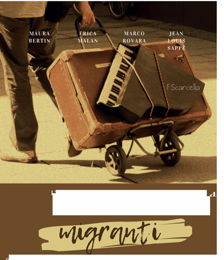 Giovedì 8 gennaio l’Unitre al Toselli di Cuneo con "Migranti"