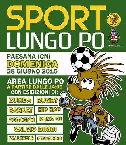 Sul Lungo Po di Paesana, domenica 28 giugno, un pomeriggio dedicato allo sport