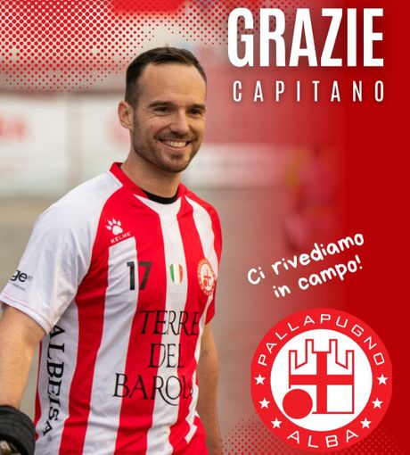 "Capitano, guida, amico, grazie di tutto": la Terre del Barolo Pallapugno Alba saluta Paolo Vacchetto