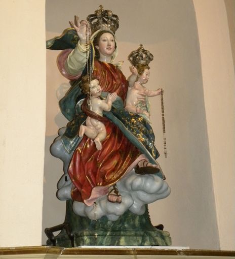 Bagnasco: restaurata la settecentesca Statua lignea della Madonna del Rosario