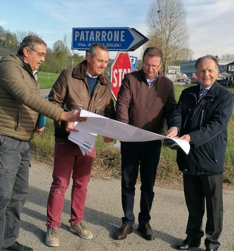 Rotatoria di Patarrone a Vezza d’Alba, consegnati i lavori