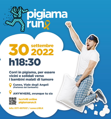 Anche "Gli spigolatori" partecipano alla 'Pigiama run' di Cuneo