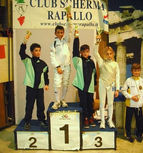 Enrico Lauria, sul terzo gradino del podio