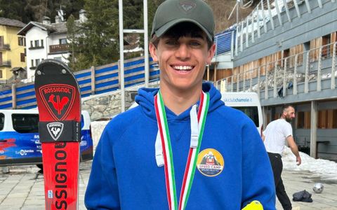 SCI ALPINO / Il valdostano di origini villanovesi Pietro Seletto conquista l'oro nello slalom dei campionati italiani children