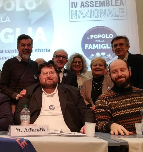 La delegazione cuneese del PdF con Mario Adinolfi