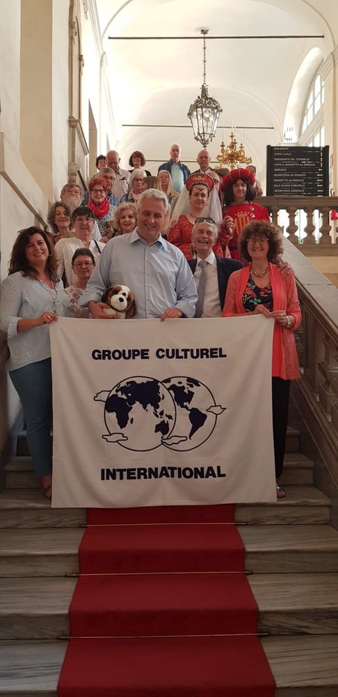 gruppo culturale internazionale di Martigny con il sindaco Borgna