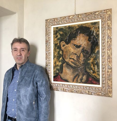 L’artista albese Marco Cuttica dona una sua opera al Comune di Mango