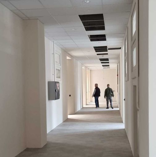 Lo scorso 17 maggio un sopralluogo ha confermato l'adeguatezza dei nuovi ambienti, che sono pronti per ricevere gli arredi in arrivo quest'estate Lo scorso 17 maggio un sopralluogo ha confermato l'adeguatezza dei nuovi ambienti, che sono pronti per ricevere gli arredi in arrivo quest'estate