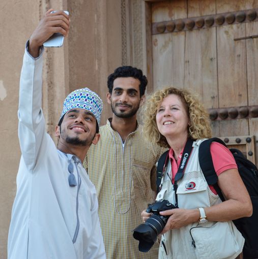 La fotografa Grazia Bertano in Oman La fotografa Grazia Bertano in Oman