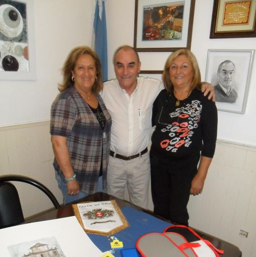 Héctor Pagani con Ketty Tamburello e Norma Niero