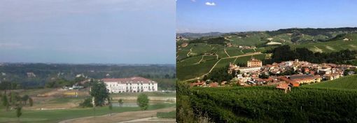 Panoarma su Novello e Barolo