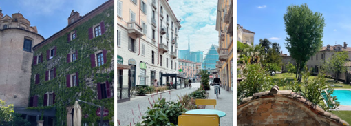 Un collage di tre stories apparse sul profilo Instagram della giornalista