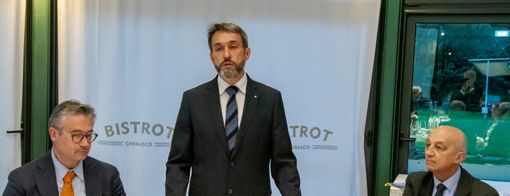 A Cherasco la conviviale del Rotary Savigliano con i vertici di Banca CRS