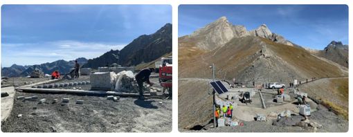 I lavori al colle dell'Agnello dove non si potrà più parcheggiare in vetta I lavori al colle dell'Agnello dove non si potrà più parcheggiare in vetta
