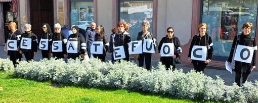 Mondovì, prosegue la mobilitazione delle donne in cammino per la pace: "Cessate il fuoco"