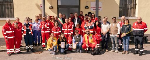 Nelle foto di Maurizio Mangino alcuni momenti della cerimonia tenuta sabato 6 aprile presso la Sala Operativa Locale della Croce Rossa Italiana di Bra