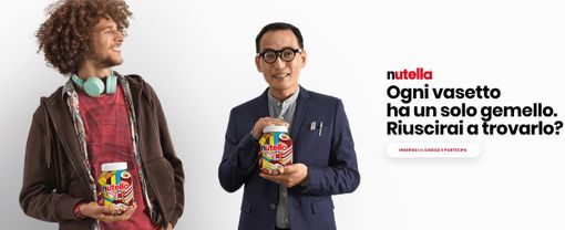 Arriva "Nutella Gemella", nuova campagna Ferrero che esalta le differenze: "Per noi sono un valore"