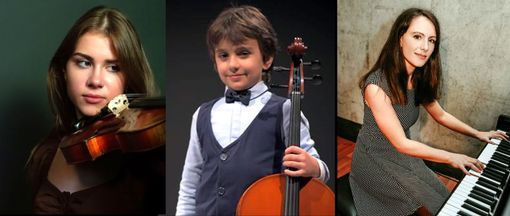 Tereze Sara Cirvele, Riccardo Lagan e Lilia Yakushin Tereze Sara Cirvele, Riccardo Lagan e Lilia Yakushin