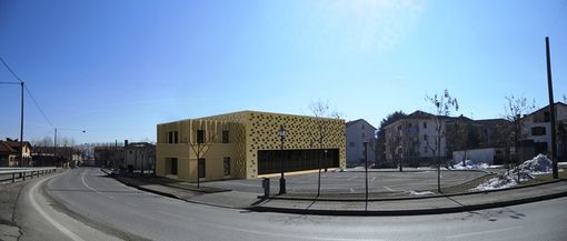 Così, nel progetto, sarebbe dovuto apparire l'ex cinema di Revello Così, nel progetto, sarebbe dovuto apparire l'ex cinema di Revello