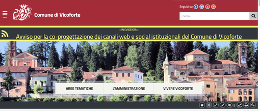 Vicoforte, si rinnovano il sito internet e i canali social del Comune
