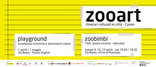 A Cuneo arriva "Playground": installazioni artistiche e allestimenti urbani con ZooArt
