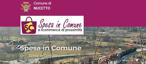 Nucetto aderisce a "Spesa in Comune", l'e-commerce di prossimità per le attività del territorio