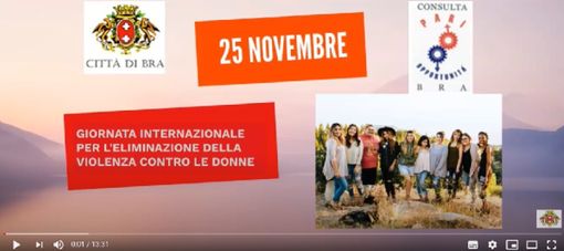 Bra, un video e uno striscione contro la violenza sulle donne Bra, un video e uno striscione contro la violenza sulle donne