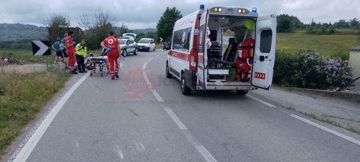 I soccorsi ai ciclisti